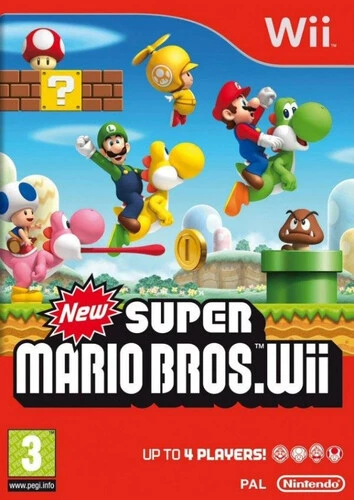 New Super Mario Bros Wii (Complete, UKV)