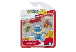 Pokémon - Battle Figure Set - Axew + Frogadier + Torkoal
