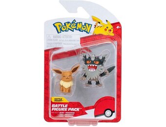 Pokémon - Battle Figure Pack - Eevee + Perrserker 4 cm