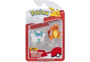 Pokémon - Battle Figure Pack - Galarian Darumaka + Charmander 4 cm