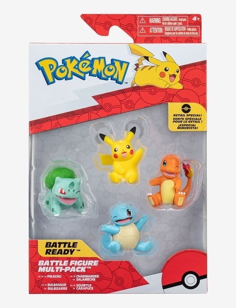Pokémon - Battle Figure Multi-Pack - 4 Figures 5 cm