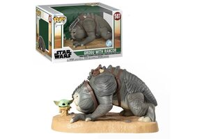 Star Wars The Book of Boba Fett POP! - Grogu with Rancor 10 Inch #587