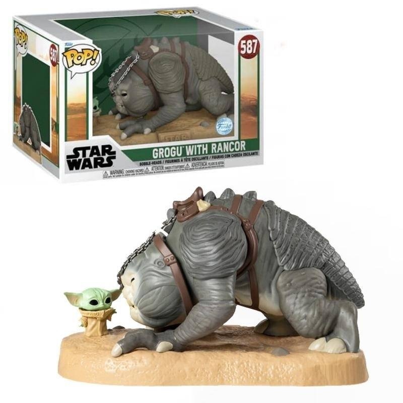 Star Wars The Book of Boba Fett POP! - Grogu with Rancor 10 Inch #587