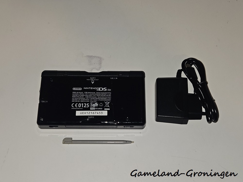 Nintendo DS Lite met Stylus & Oplader (Zwart)
