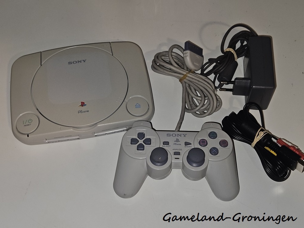 PSONE met Dualshock Controller & Bedrading (Verkleurd)