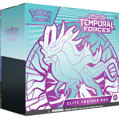 Pokémon TCG - Scarlet & Violet Temporal Forces Elite Trainer Box - Walking Wake