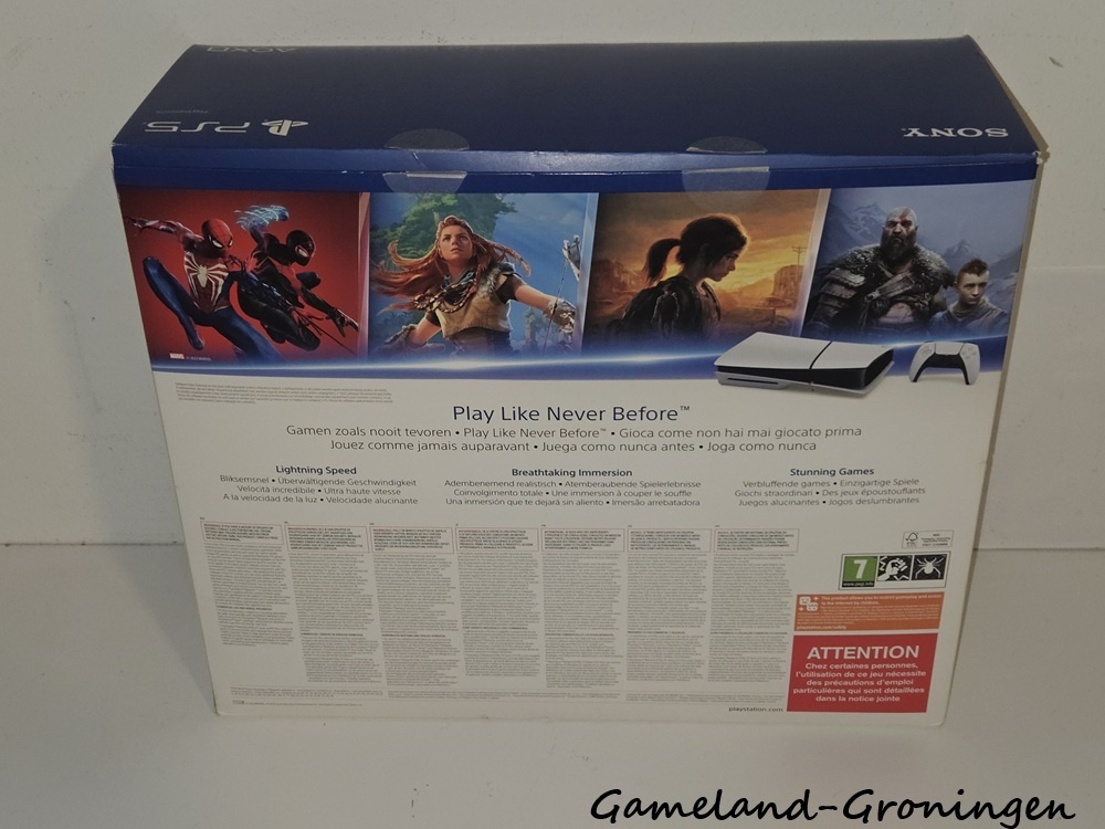 PlayStation 5 Slim Disc Console 1TB met Controller & Bedrading