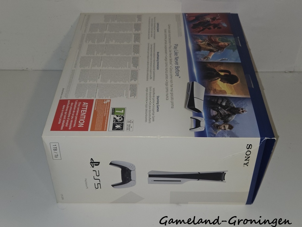 PlayStation 5 Slim Disc Console 1TB met Controller & Bedrading