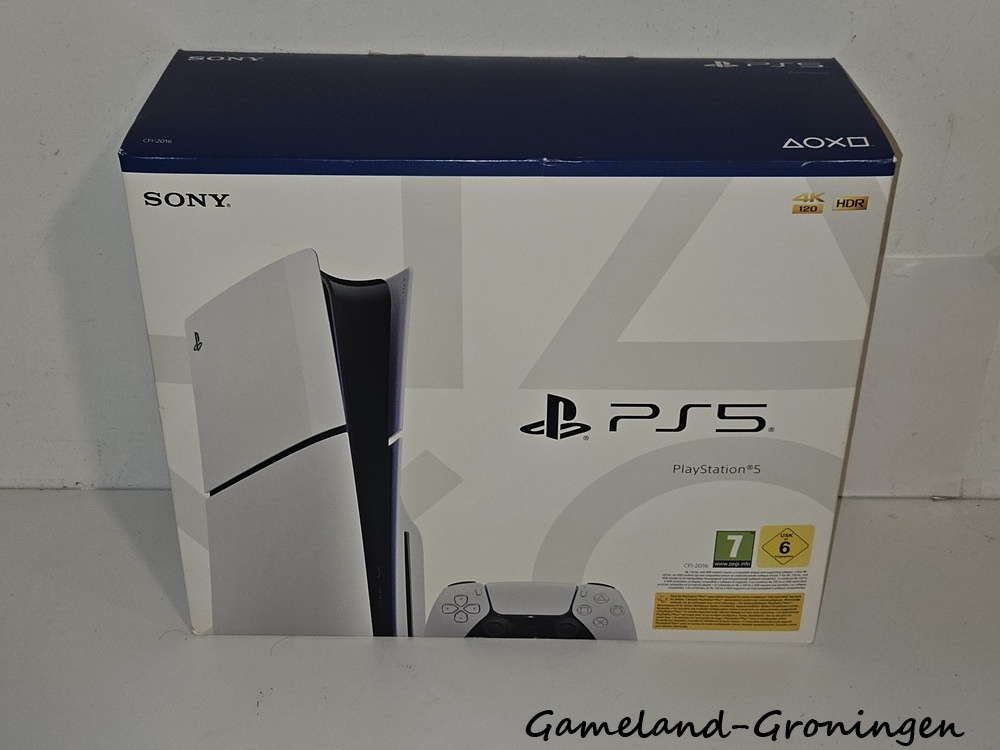 PlayStation 5 Slim Disc Console 1TB met Controller & Bedrading