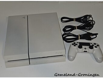 PlayStation 4 500GB with Controller & Wiring (Glacier White)