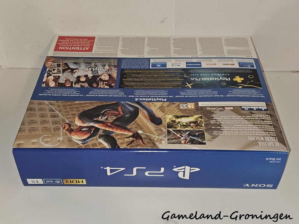 PlayStation 4 Slim 1TB Spider-Man Pack with 2 Controllers & Wiring