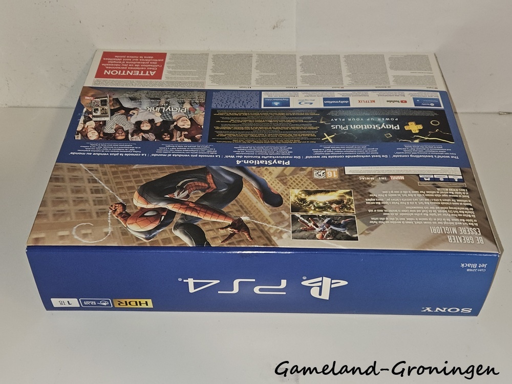 PlayStation 4 Slim 1TB Spider-Man Pack with 2 Controllers & Wiring