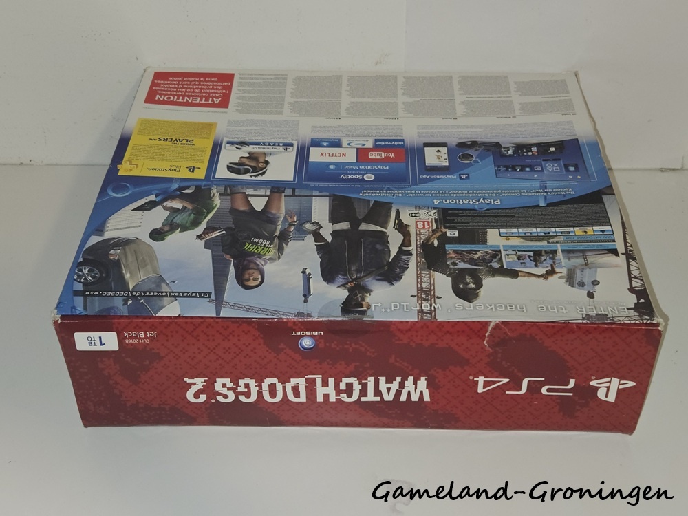 PlayStation 4 Slim 1TB Watch Dogs Pack met 1 Controller & Bedrading