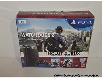 PlayStation 4 Slim 1TB Watch Dogs Pack met 1 Controller & Bedrading