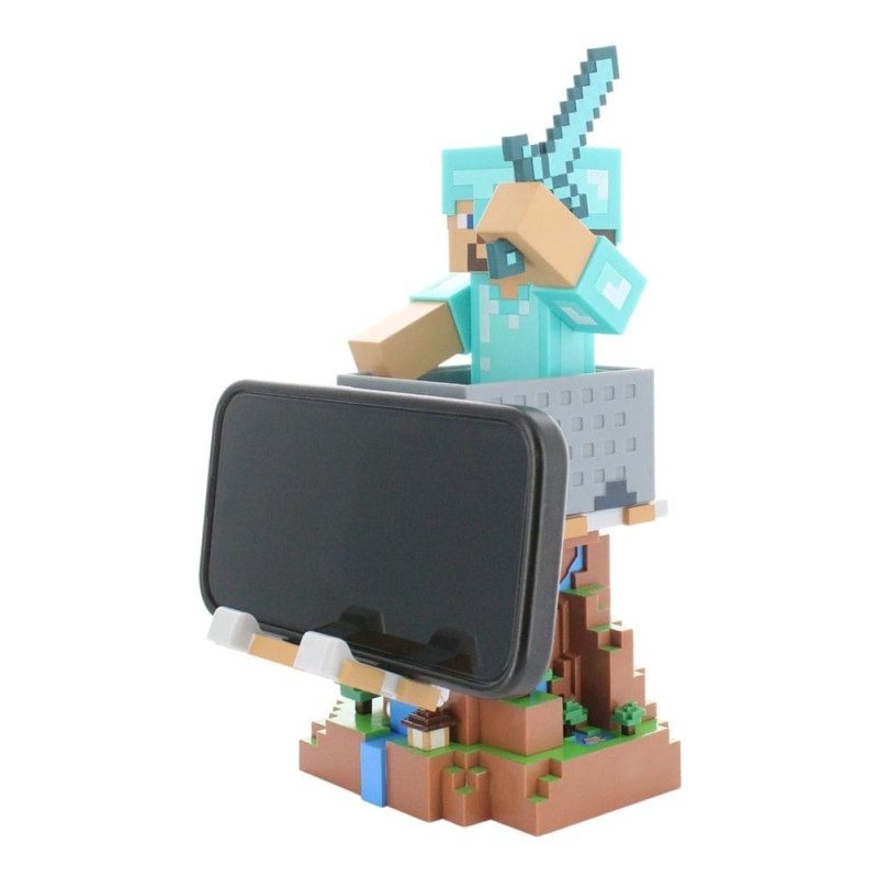 Minecraft - Steve in Diamond Armor Cable Guy 20 cm