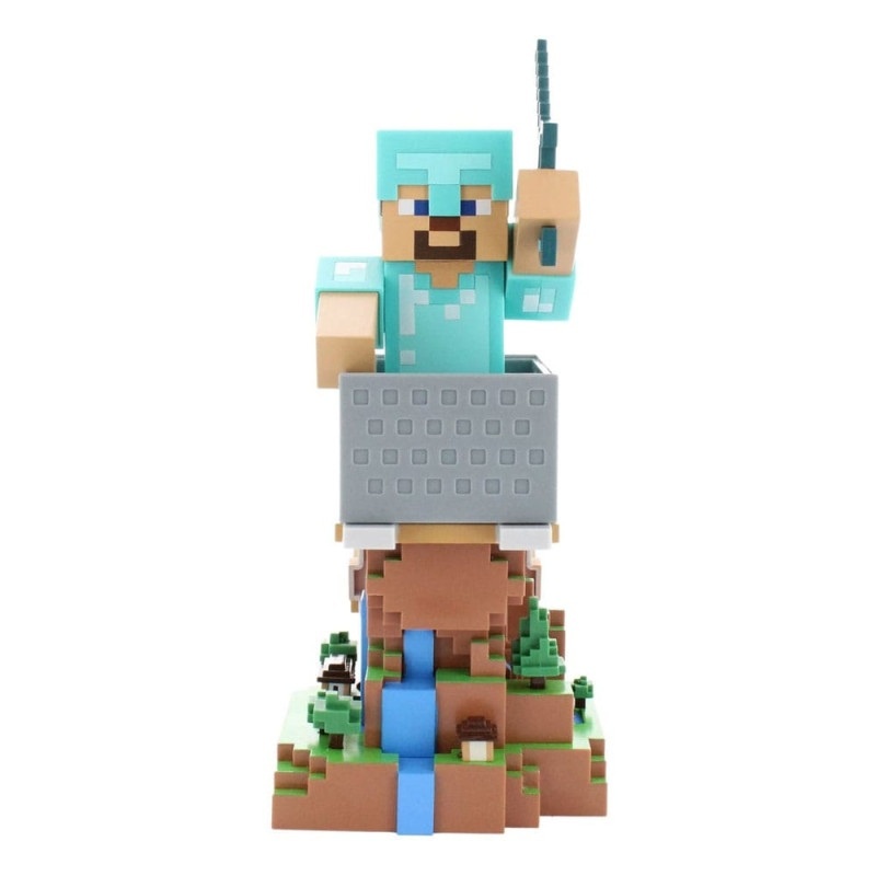 Minecraft - Steve in Diamond Armour Cable Guy 20 cm