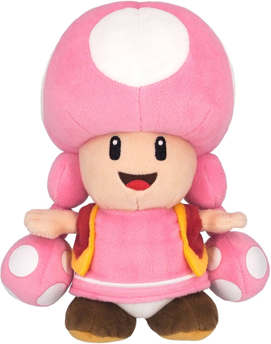 Super Mario - Toadette Knuffel 20 cm