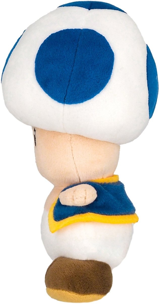 Super Mario - Toad Blauw Knuffel 20 cm