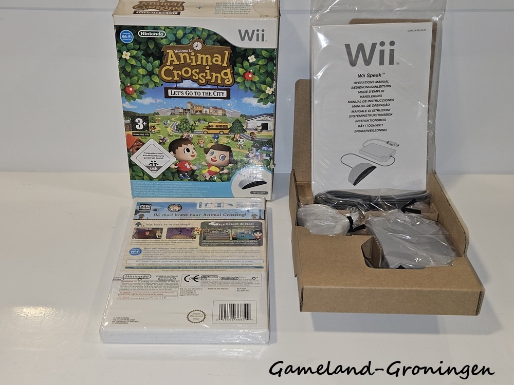 Animal Crossing Let's Go to the City met Wii Speak (HOL)
