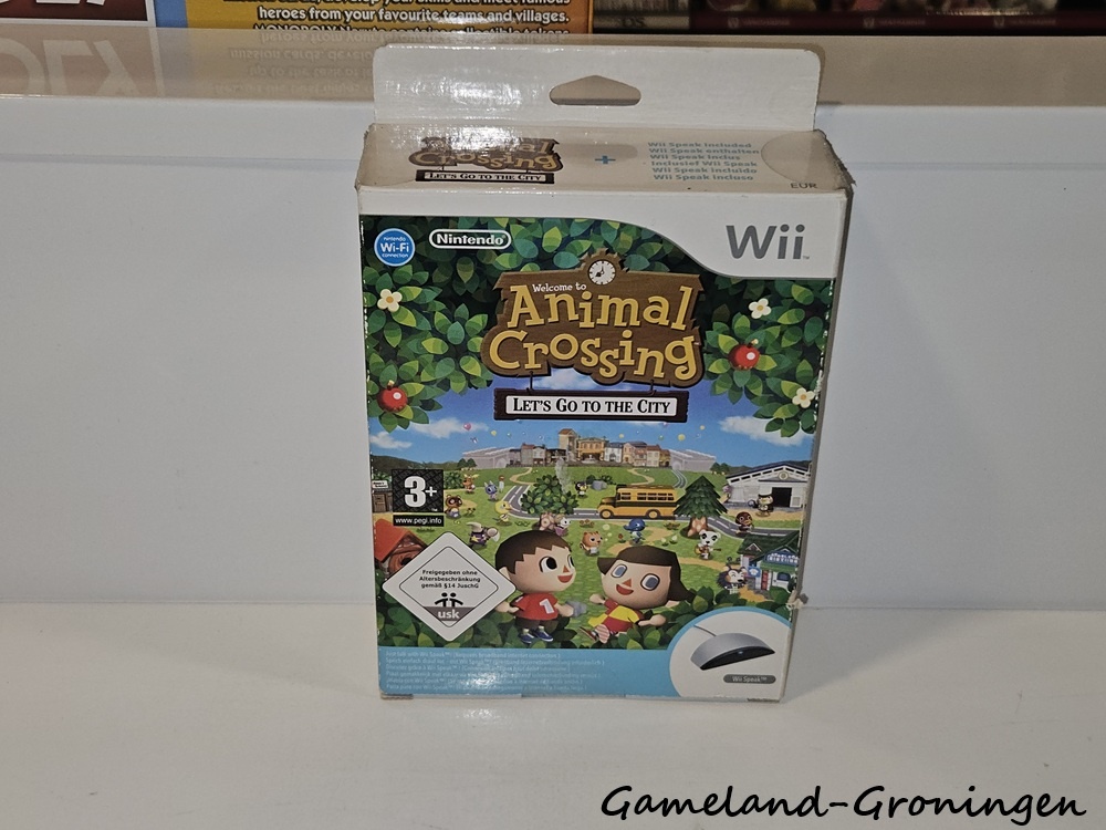 Animal Crossing Let's Go to the City met Wii Speak (HOL)