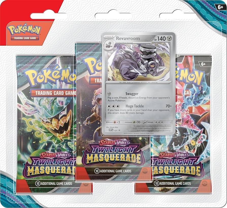 Pokémon TCG - Scarlet & Violet Twilight Masquerade Booster Blister - Revavroom