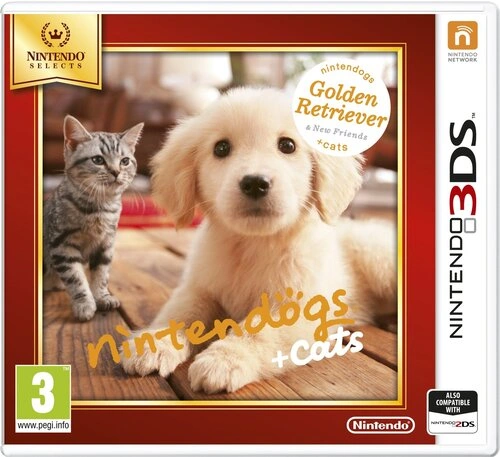 Nintendogs + Cats Golden Retriever & New Friends (Complete, Selects, UKV)