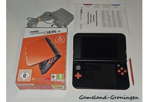 New Nintendo 3DS XL met Stylus & Oplader (Boxed, Oranje/Zwart)