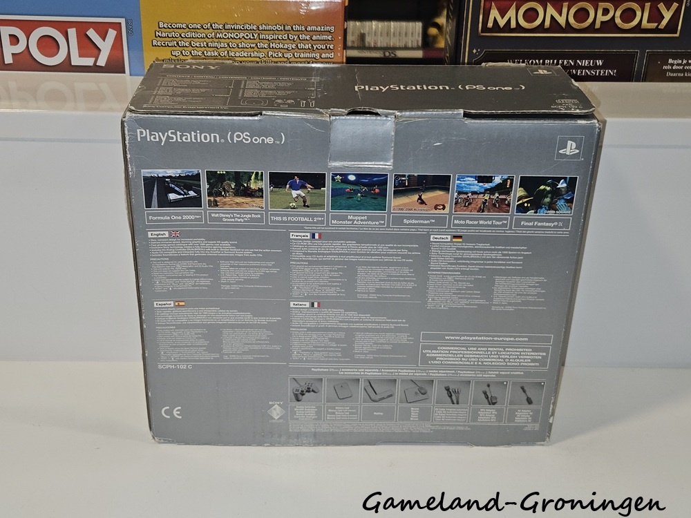 PSONE met Dualshock Controller & Bedrading (Boxed)