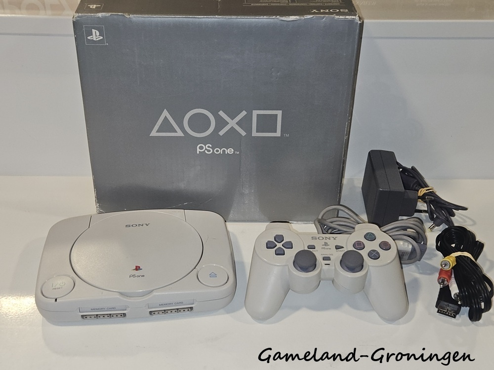 PSONE met Dualshock Controller & Bedrading (Boxed)