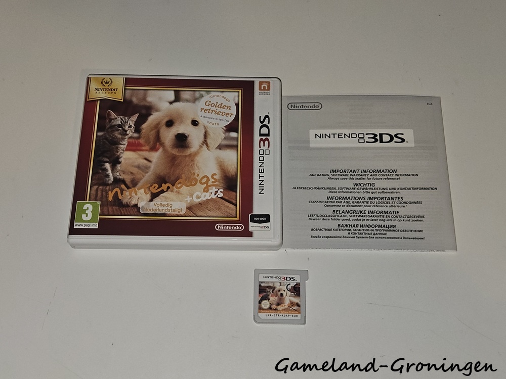 Nintendogs + Cats Golden Retriever & Nieuwe Vrienden (Compleet, Selects, UKV)