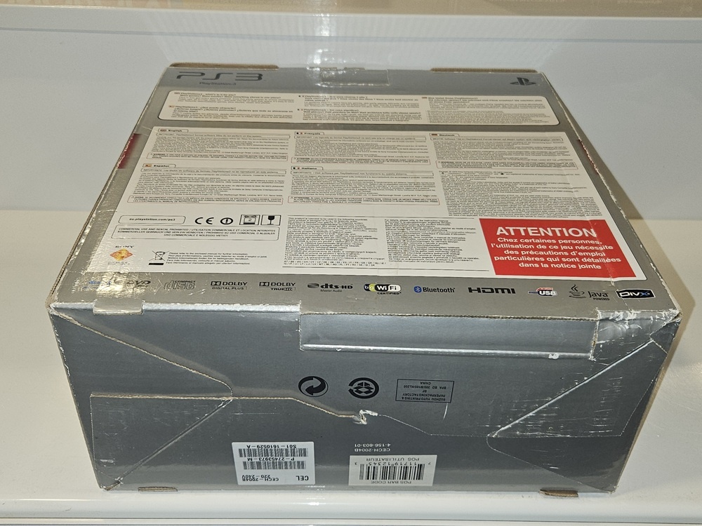 PlayStation 3 Slim 250GB with Controller & Wired (Boxed)