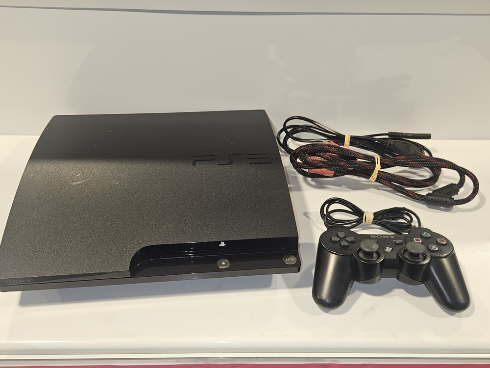 PlayStation 3 Slim 250GB with Controller & Wired (Boxed)