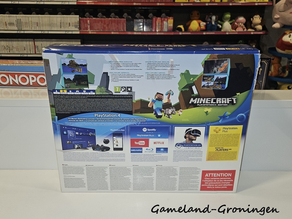 PlayStation 4 Slim 500GB Minecraft Pack with Controller & Wiring