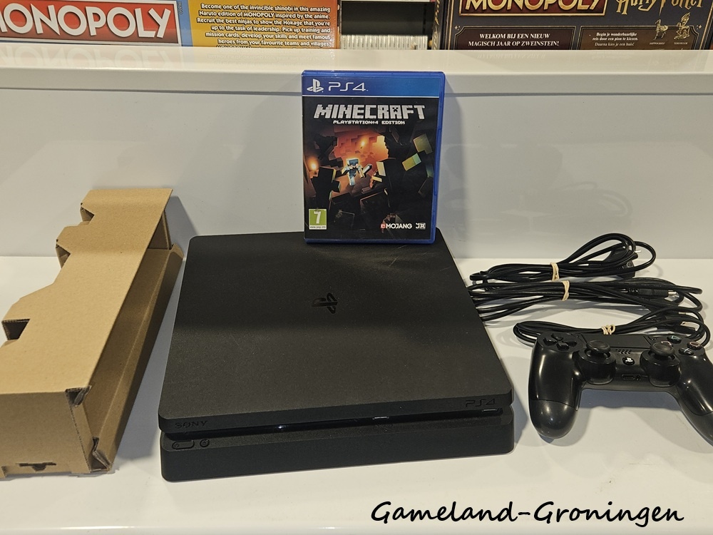 PlayStation 4 Slim 500GB Minecraft Pack with Controller & Wiring