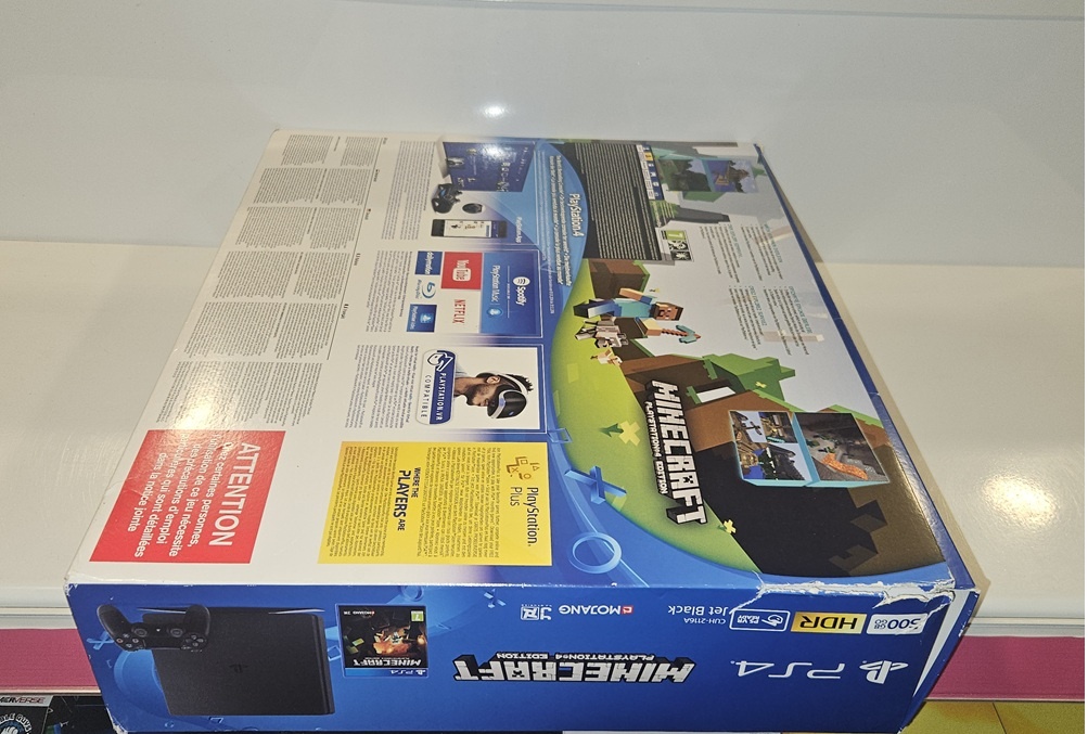 PlayStation 4 Slim 500GB Minecraft Pack with Controller & Wiring