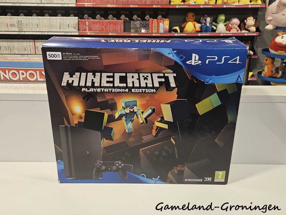PlayStation 4 Slim 500GB Minecraft Pack with Controller & Wiring