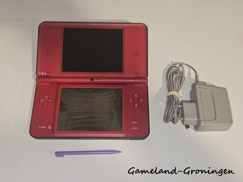 Nintendo DSi XL with Stylus & Charger (Mario Red Mario 25th Anniversary Edition)