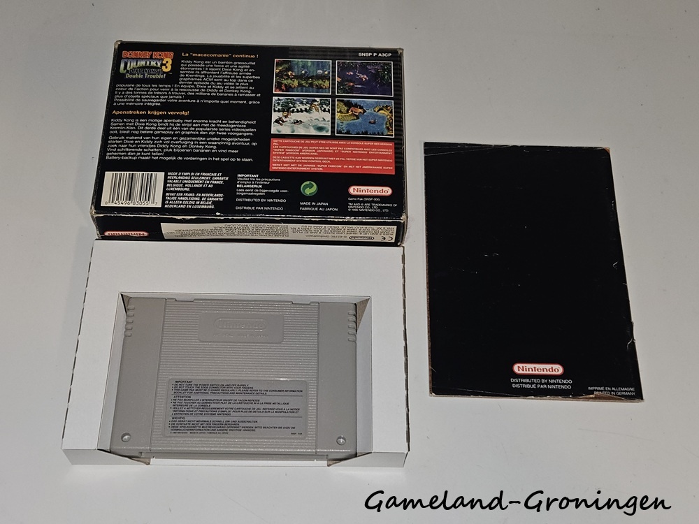 Donkey Kong Country 3 Dixie Kong's Double Trouble! (Compleet, NFAH)
