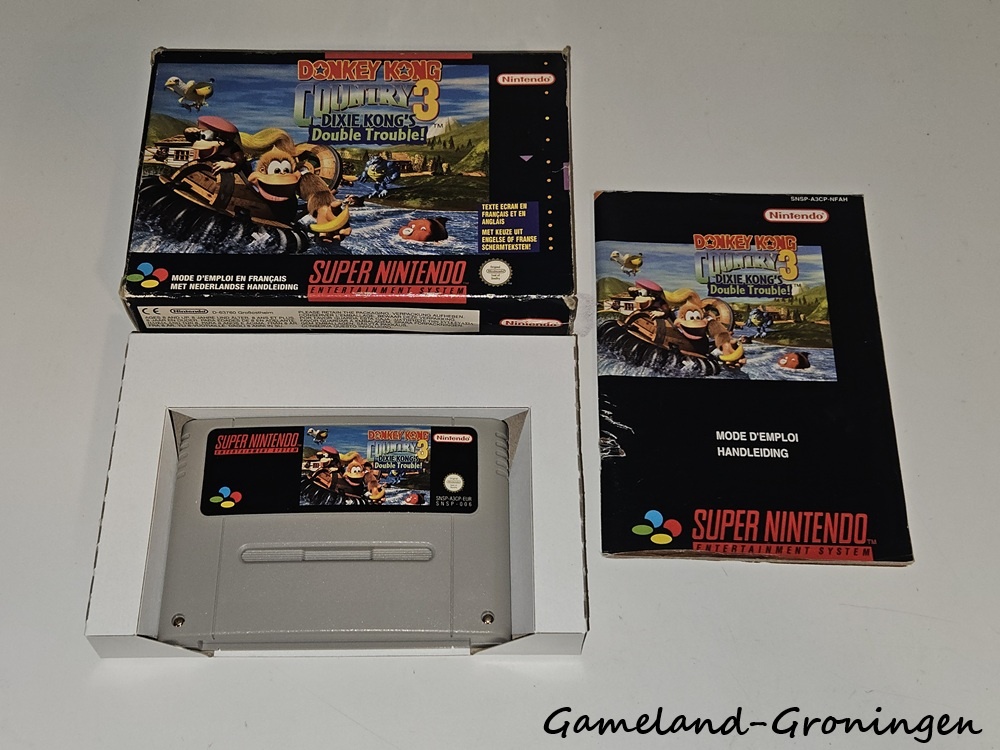 Donkey Kong Country 3 Dixie Kong's Double Trouble! (Compleet, NFAH)