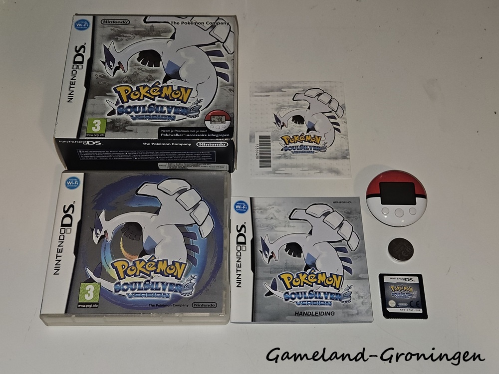Pokemon SoulSilver with PokeWalker (Boxed, HOL)