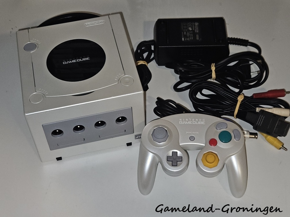 Nintendo GameCube met Controller & Bedrading (Wit)