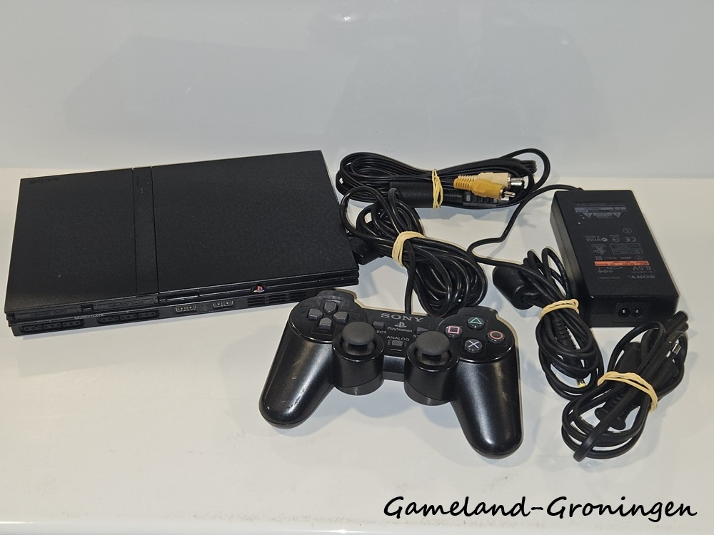 PlayStation 2 Slimline with Controller & Wiring (Boxed, Black)