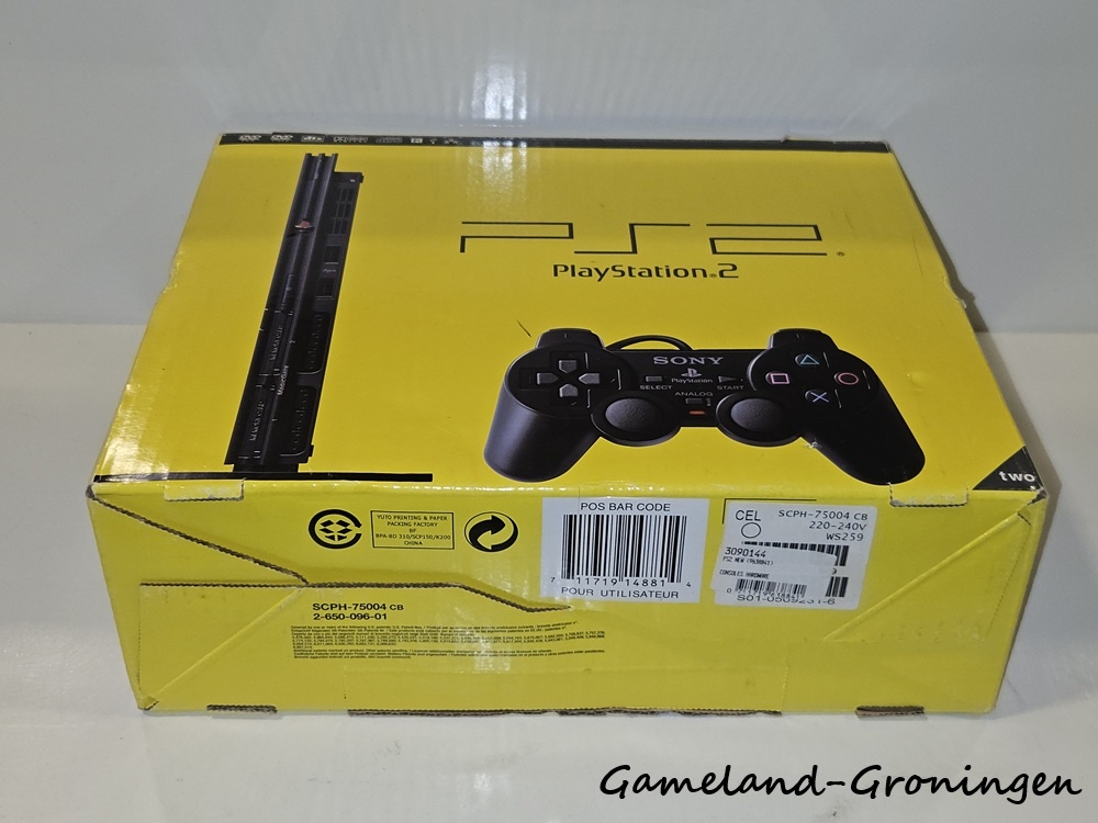 PlayStation 2 Slimline with Controller & Wiring (Boxed, Black)