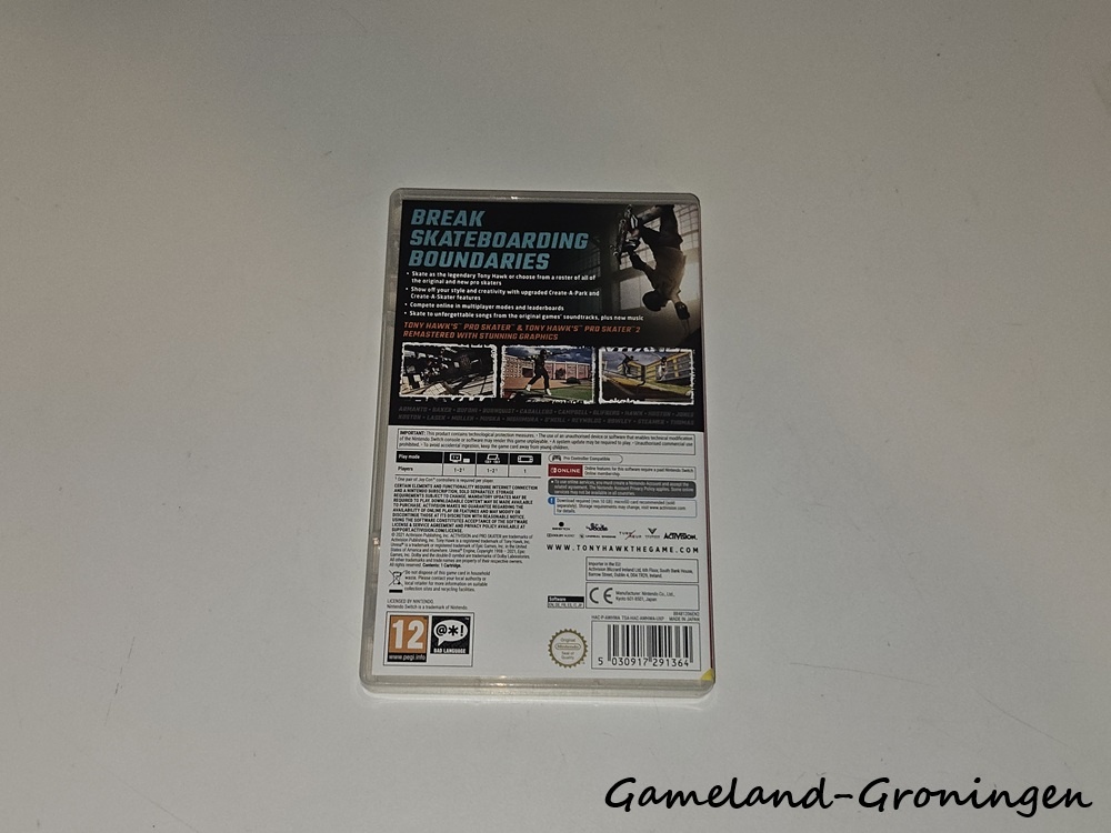 Tony Hawk's Pro Skater 1 + 2 (Compleet, UXP)