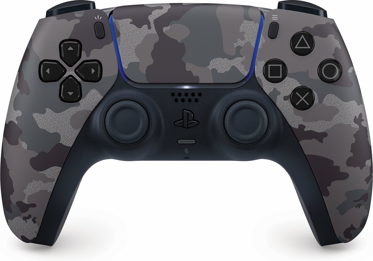 PS5 DualSense Wireless Controller (Grey Camo)