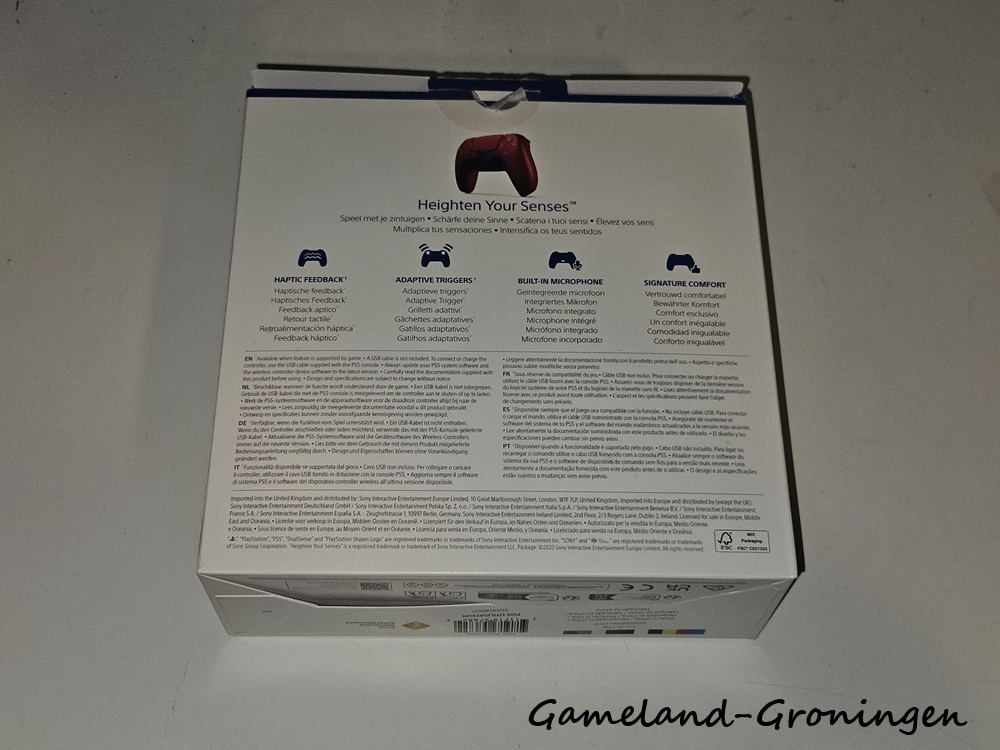 PS5 DualSense Draadloze Controller (Boxed, Volcanic Red)