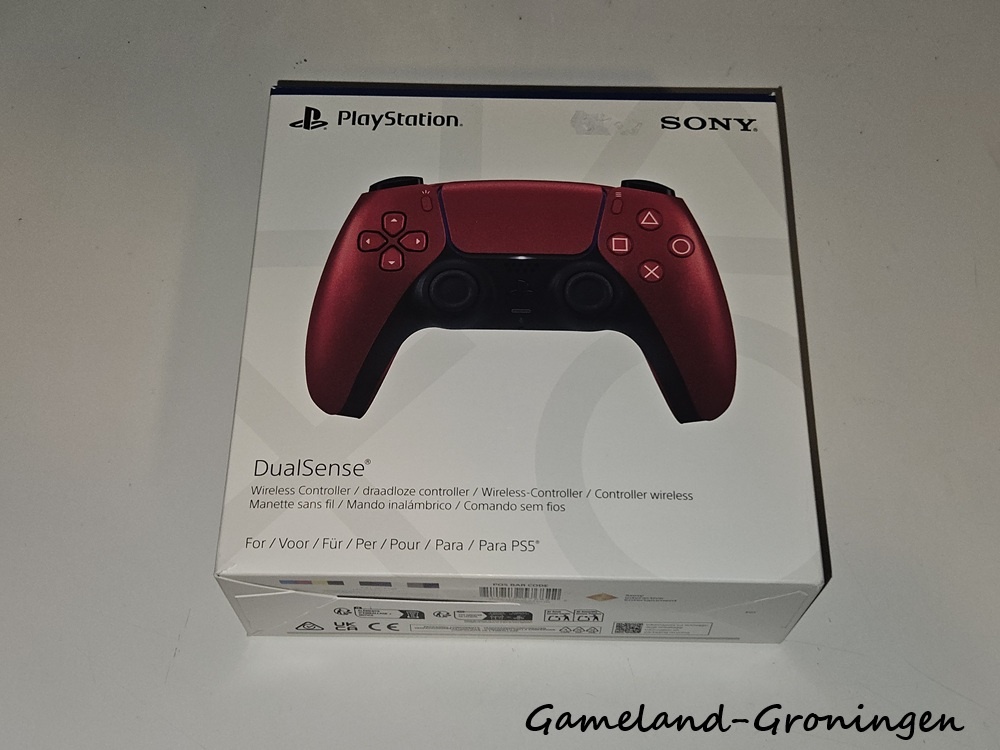 PS5 DualSense Draadloze Controller (Boxed, Volcanic Red)
