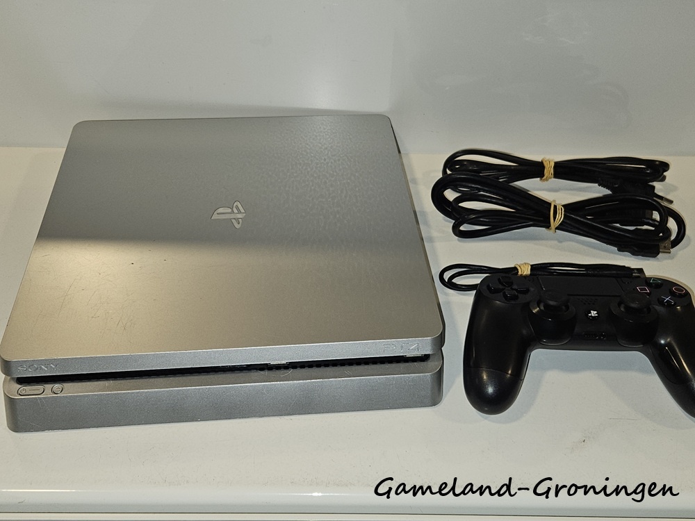 PlayStation 4 Slim 500GB met Controller & Bedrading (Zilver)