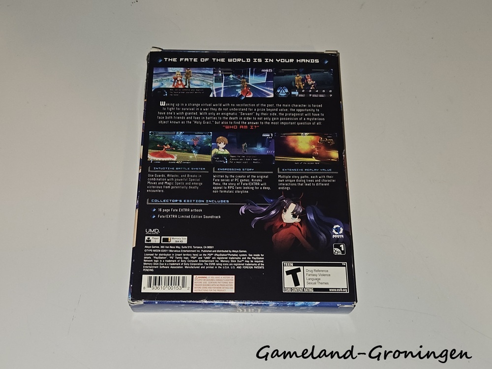 Fate Extra Limited Edition (Complete, USA)