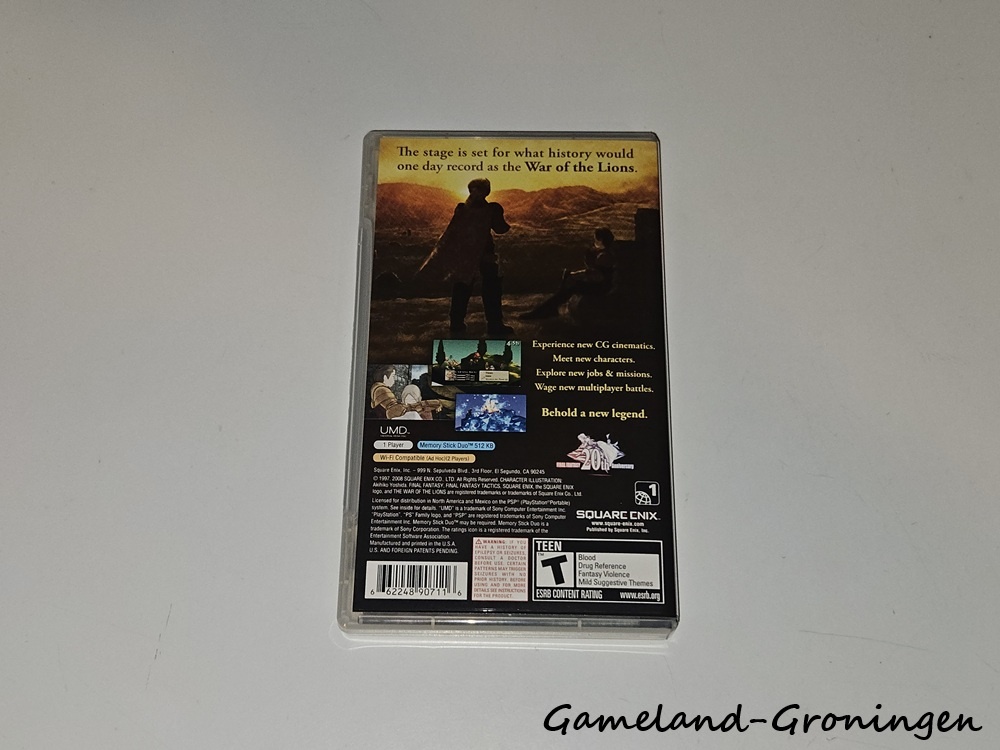 Final Fantasy Tactics: The War of the Lions (Complete, Greatest Hits, NTSC)